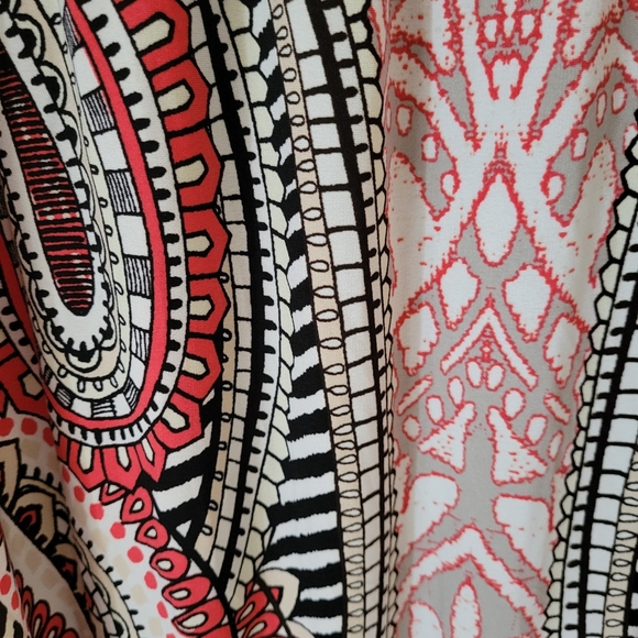 London Times Multicolored Medallion Maxi Dress - Picture 2 of 3